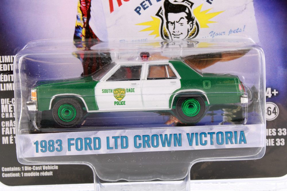 GREEN MACHINE Miami-Dade Police Department 1983 Ford LTD Crown