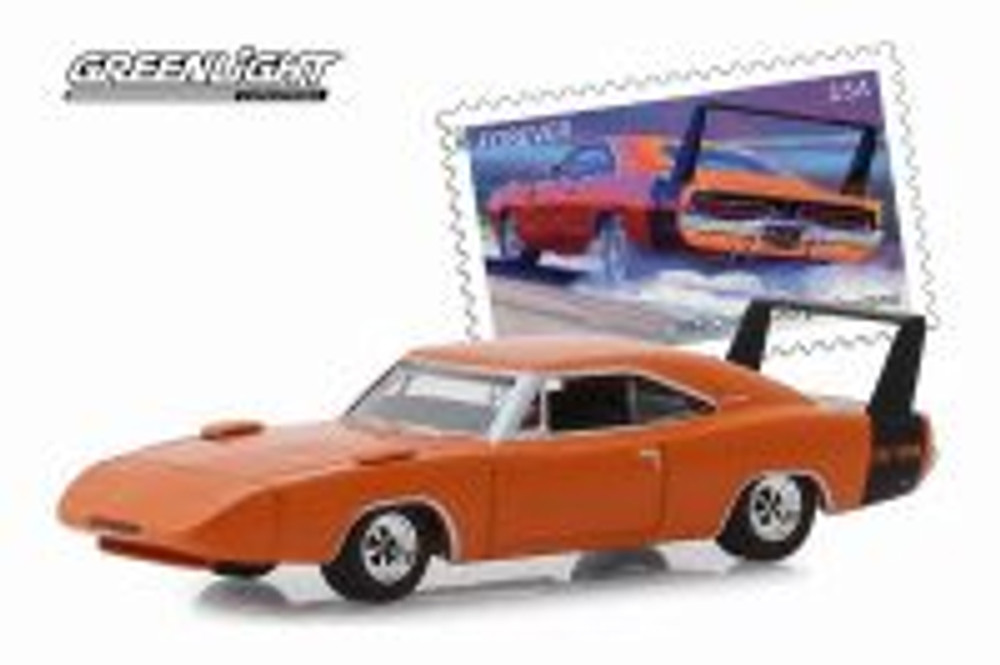 1969 Dodge Charger Daytona, USPS 2013 Stamps -  30068/48 - 1/64 scale Diecast Model Toy Car
