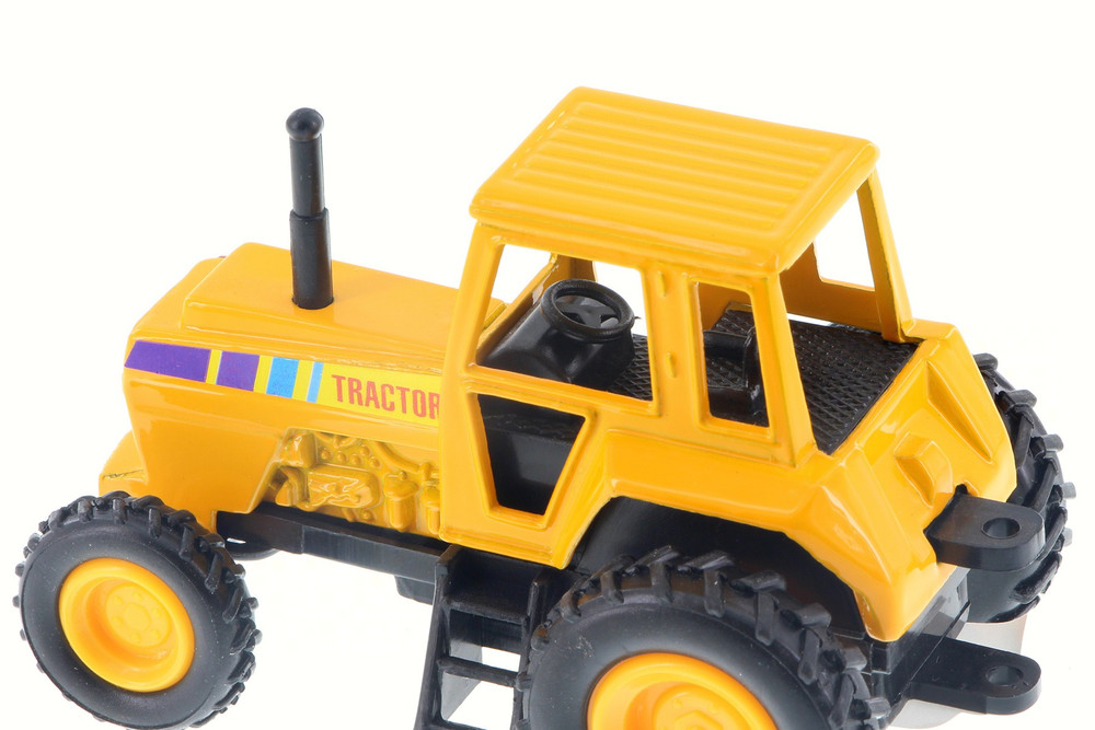 Farm Tractor, Yellow - Showcasts 9661D - 4 Inch Scale Diecast Model Replica