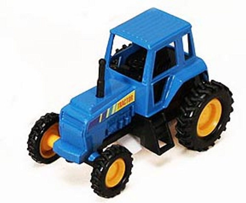 Farm Tractor, Blue - Showcasts 9661D - 4 Inch Scale Diecast Model Replica