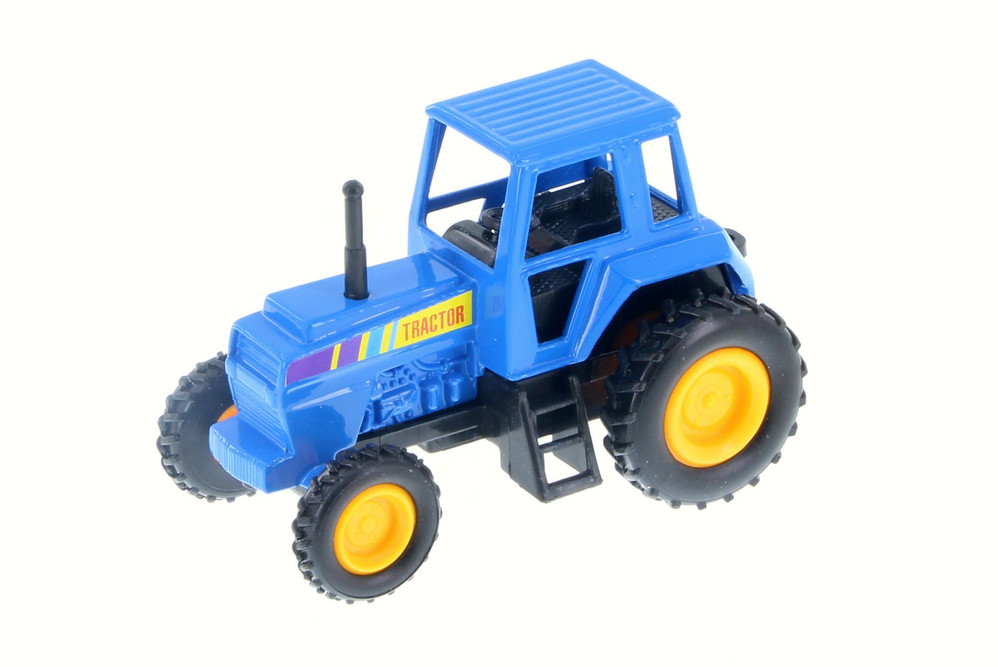 Farm Tractor, Blue - Showcasts 9661D - 4 Inch Scale Diecast Model Replica