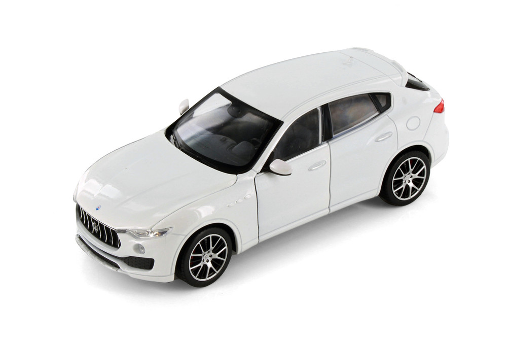 Maserati Levante, White Luxury Car - Welly 24078/4D - 1/24 Scale
