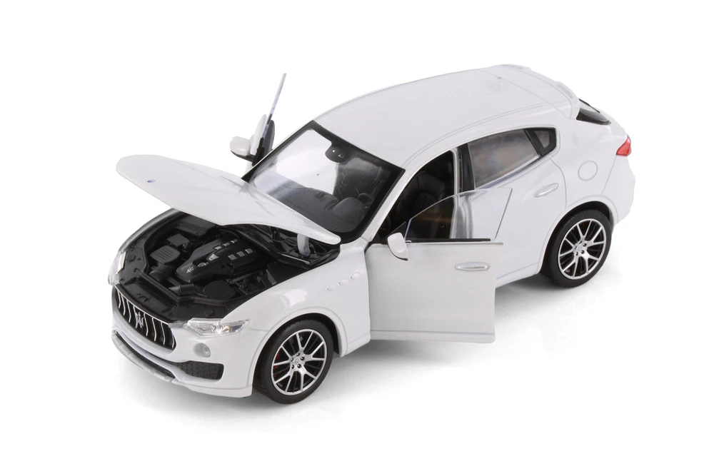 Maserati Levante, White Luxury Car - Welly 24078/4D - 1/24 Scale
