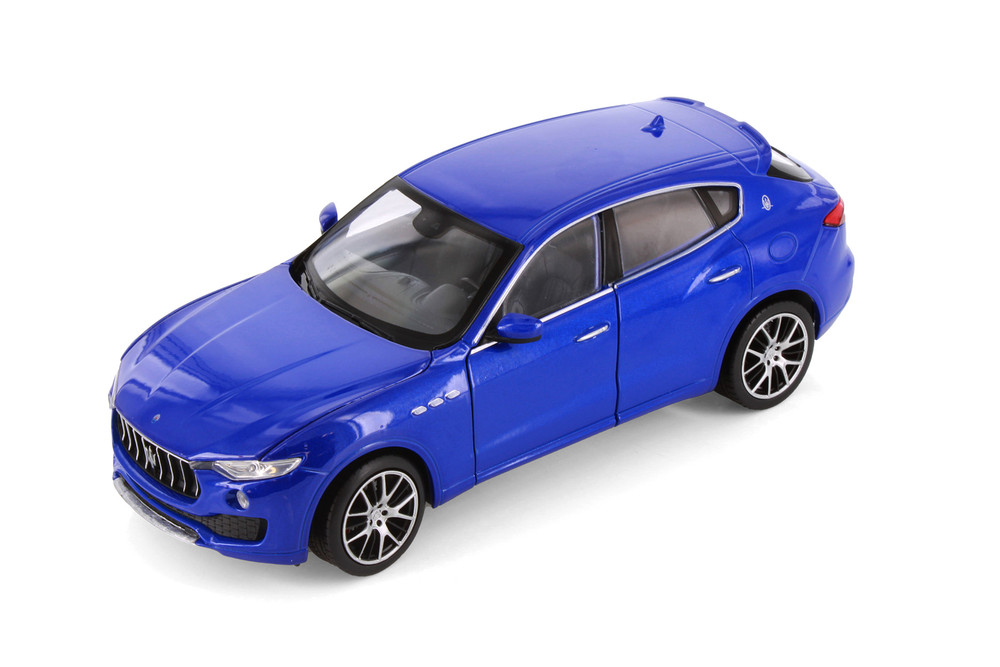 Maserati Levante, Blue Luxury Car - Welly 24078/4D - 1/24 Scale