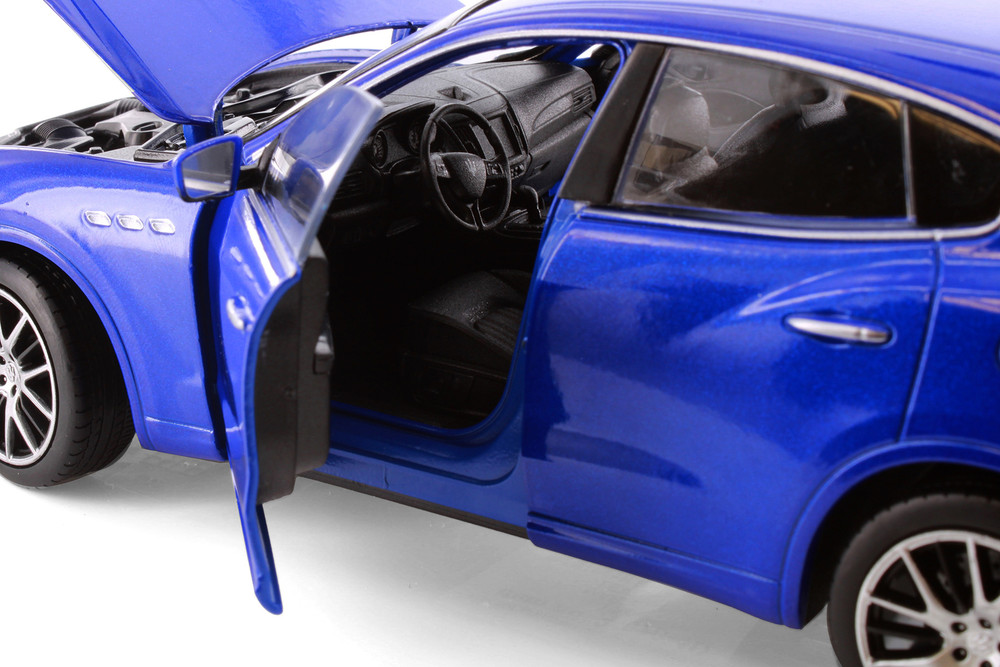 Maserati Levante, Blue Luxury Car - Welly 24078/4D - 1/24 Scale
