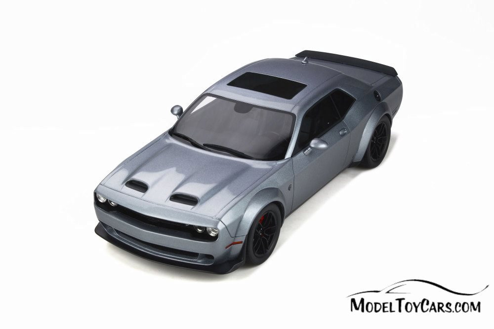 自動車 Dodge Challenger 1:18 diecast model car Dodge Challenger SRT Hellcat Hardtop, Silver - GT Spirit GT226 - 1
