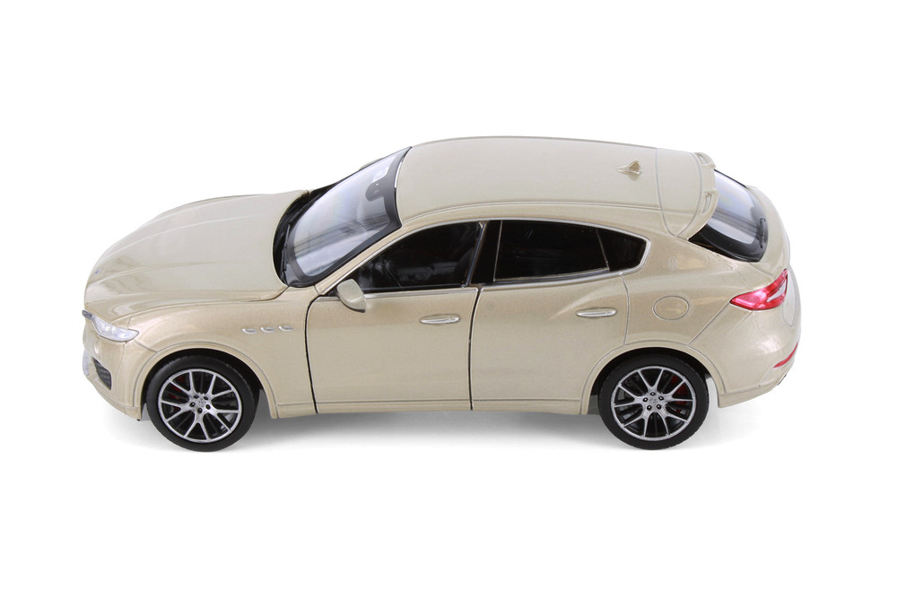 Maserati Levante, Tan Luxury Car - Welly 24078/4D - 1/24 Scale Diecast Model Toy Car