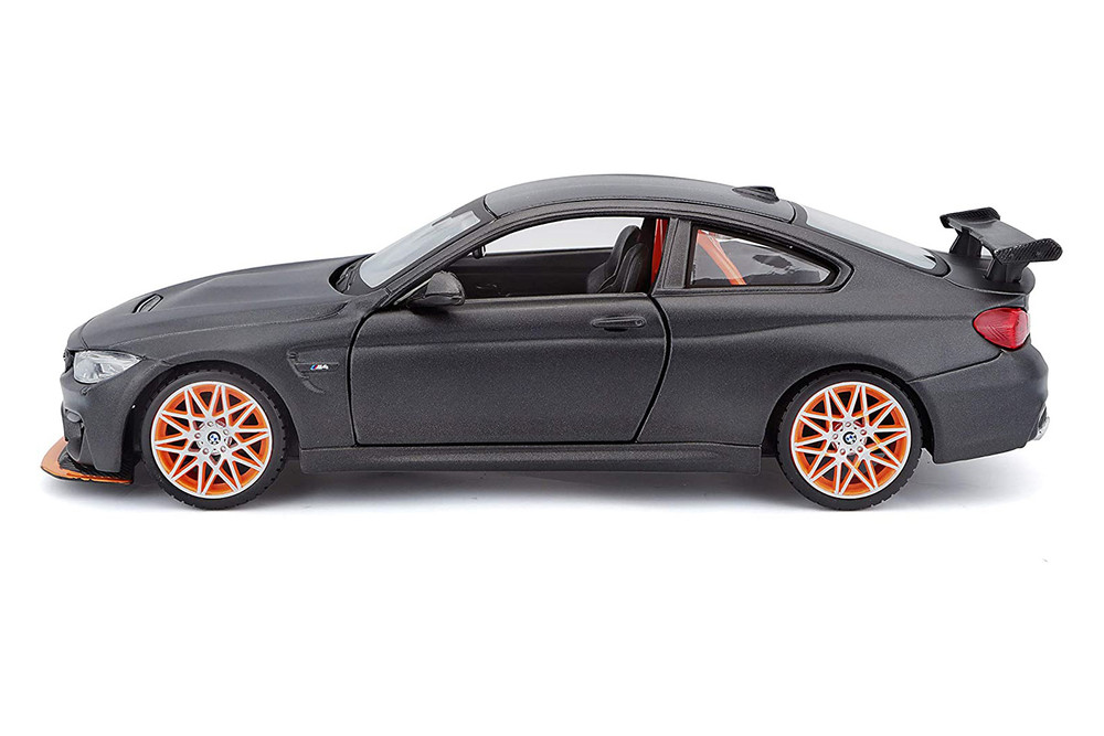 BMW M4 GTS Hardtop Sports Car, Matte Gray - Showcasts 38246GY - 1/24 Scale Diecast Model Toy Car