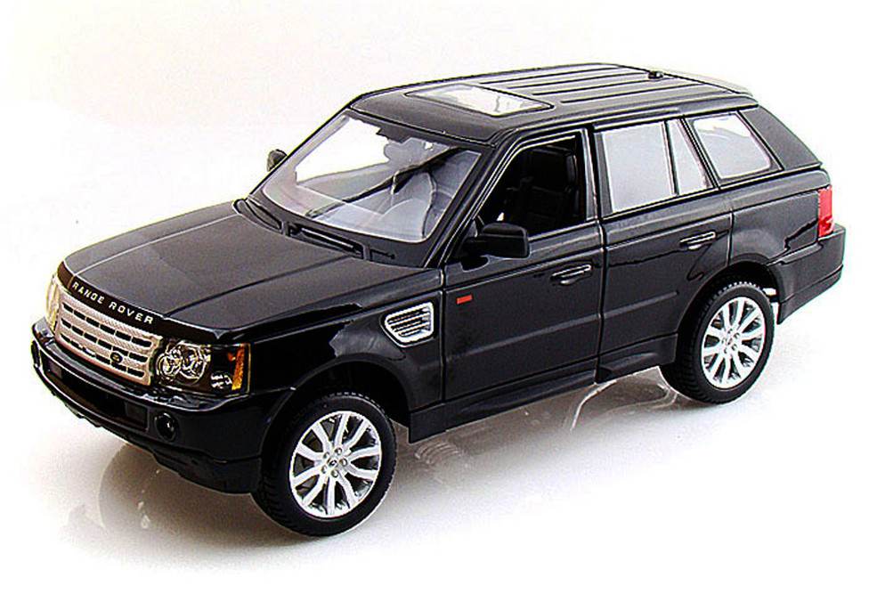 Range Rover Sport SUV, Black - Bburago 12069 - 1/18 scale Diecast