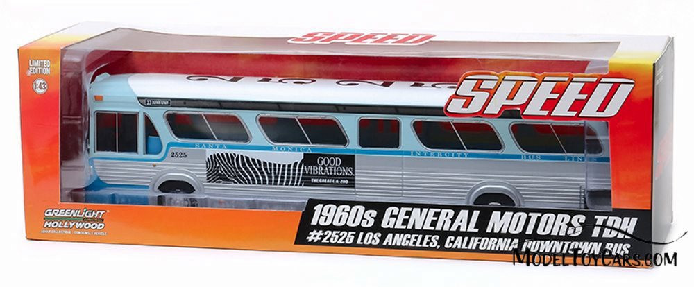 General Motors TDH, #2525 Los Angeles, California Downtown Bus - Speed (1994) - Greenlight 86544 - 1/43 scale Plastic Replica