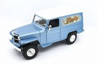 1955 Willys Jeep Station Wagon, Silver Blue - Lucky Road Signature
