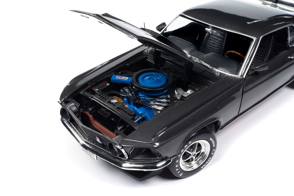 1969 Ford Mustang John Wick, Hitman Gray w/Black Stripes - Auto