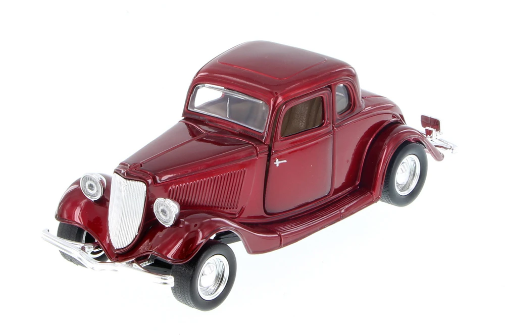 Box of 4 1934 Ford Coupe Hardtop, ASSTD - Showcasts 77217D - 1/24 Scale Diecast Model Toy Cars