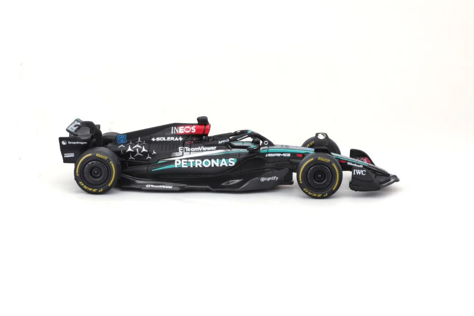 2024 Mercedes-Benz AMG Petronas F1 Team, #63 George Russell - Bburago 18-38208/63 - 1/43 Scale Diecast Model Toy Car