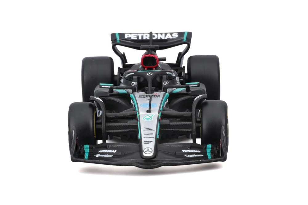 2024 Mercedes-Benz AMG Petronas F1 Team, #63 George Russell - Bburago 18-38208/63 - 1/43 Scale Diecast Model Toy Car