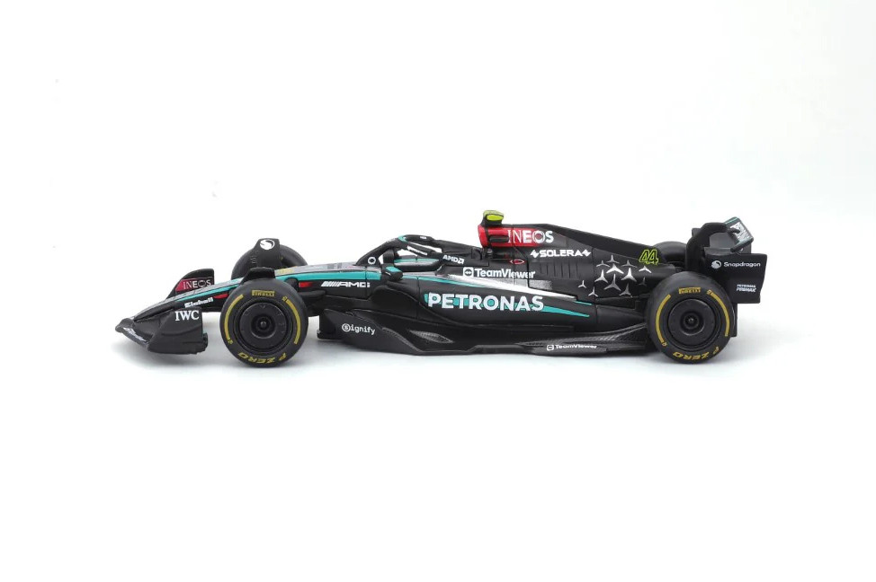 2024 Mercedes-Benz AMG Petronas F1 Team, #44 Lewis Hamilton - Bburago 18-38208/44 - 1/43 Scale Diecast Model Toy Car