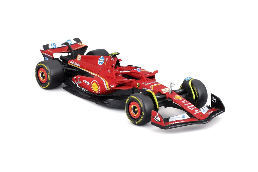 2024 Ferrari SF24, #55 Carlos Sainz - Bburago 18-36844/55 - 1/43