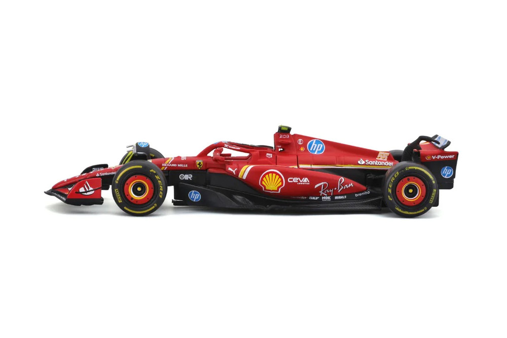 2024 Ferrari SF24, #55 Carlos Sainz - Bburago 18-36844/55 - 1/43