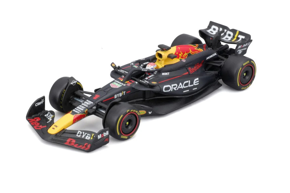 2024 Oracle Red Bull Racing RB20 w/Driver, #1 Max Verstappen - Bburago 18-38098/1 - 1/43 Scale Diecast Model Toy Car