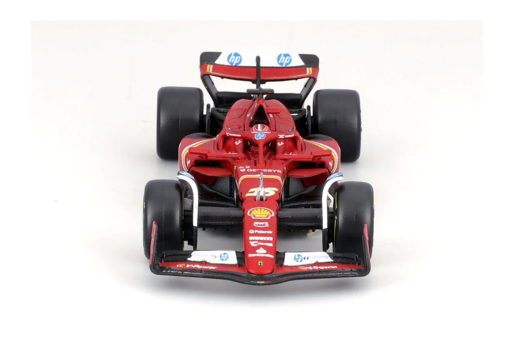 2024 Ferrari SF-24 w/Driver, #16 Charles Leclerc - Bburago 18