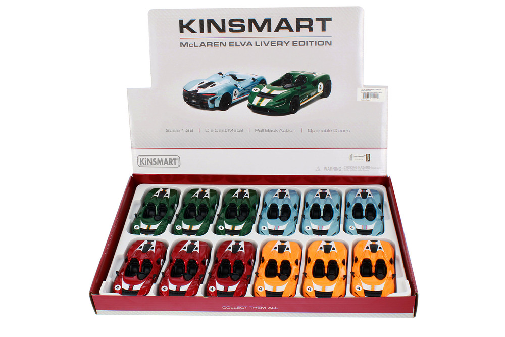 マクラーレン・ヴェイル ディスティラリー コレクターズ セット Box of 12 McLaren Elva Convertible Livery Edition, ASSTD