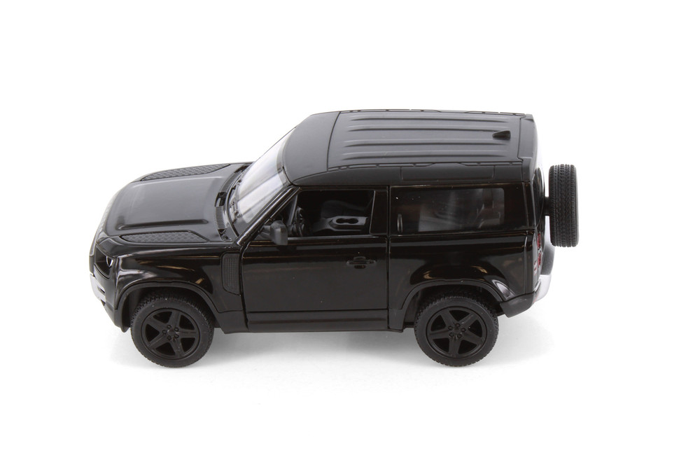 Box of 12 Land Rover Defender 90, Black - Kinsmart 5428DK - 1/36 Scale Diecast Model Toy Cars