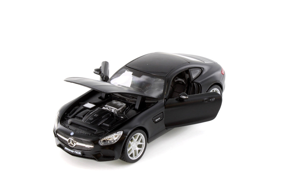 Mercedes-Benz AMG GT Hard Top Sports Car, Black - Showcasts 37134