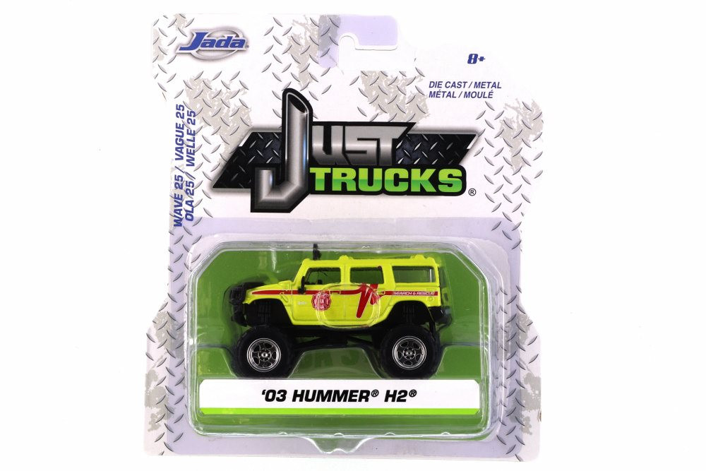 2003 Hummer H2, Los Angeles Fire Department (LAFD) Search and Rescue - Jada 14020-W25 - 1/64 scale Diecast Model Toy Car