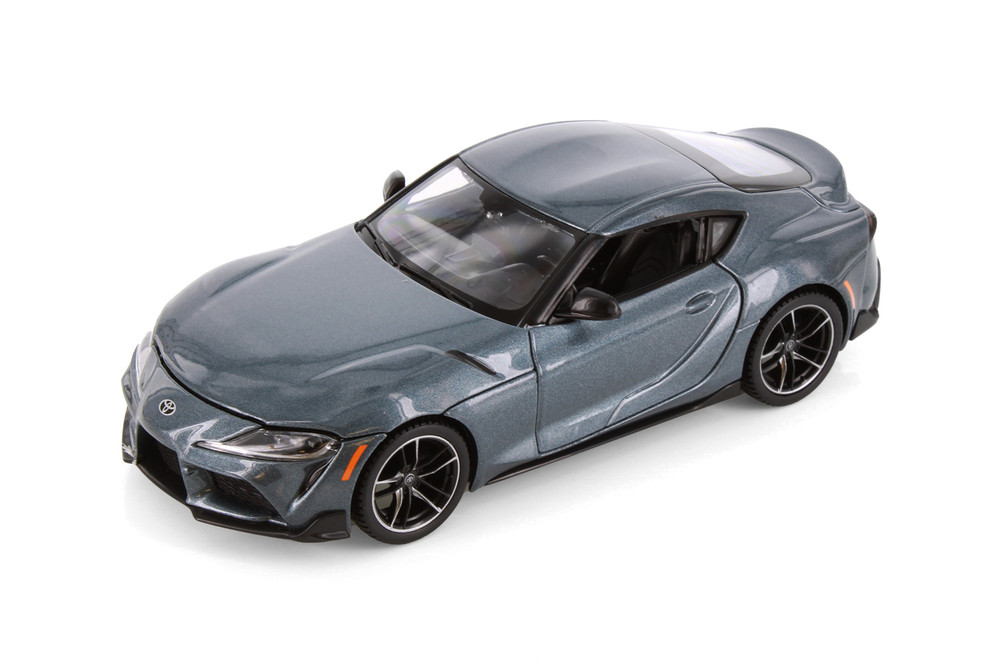 2022 Toyota GR Supra Sports Car, Gray - Showcasts 37917 - 1/24 Scale Diecast Model Toy Car