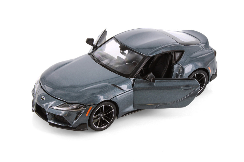 2022 Toyota GR Supra Sports Car, Gray - Showcasts 37917 - 1/24 Scale Diecast Model Toy Car