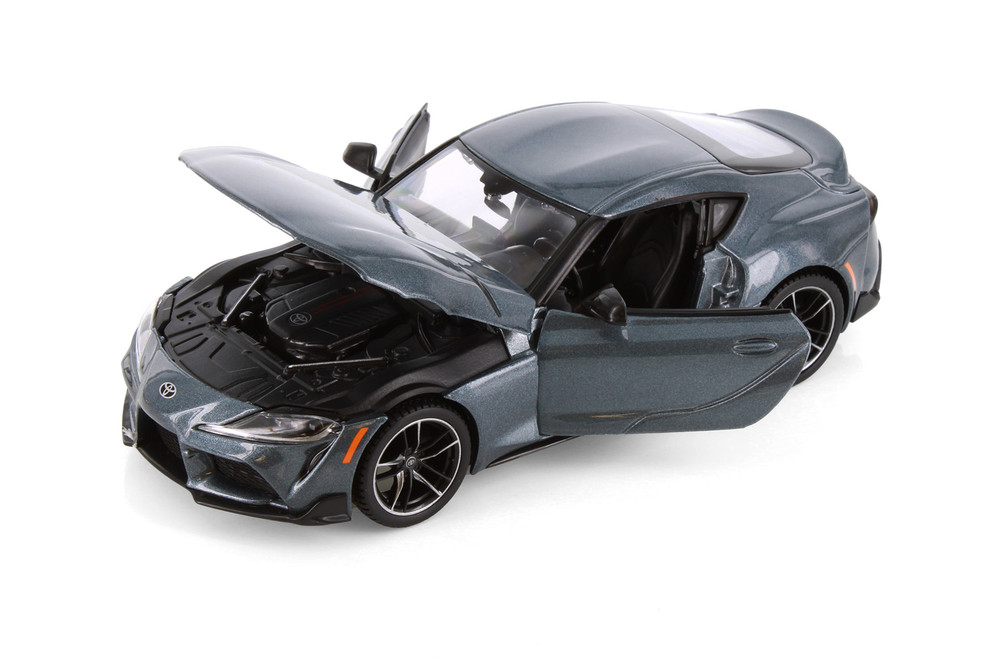 2022 Toyota GR Supra Sports Car, Gray - Showcasts 37917 - 1/24