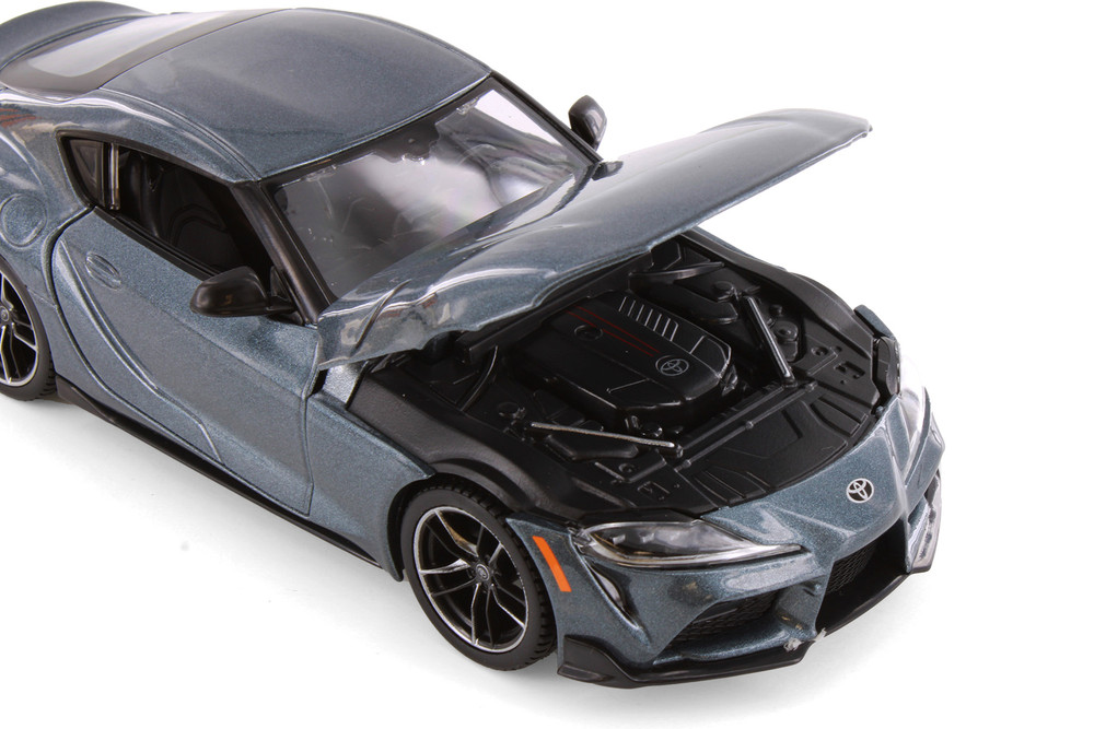 2022 Toyota GR Supra Sports Car, Gray - Showcasts 37917 - 1/24