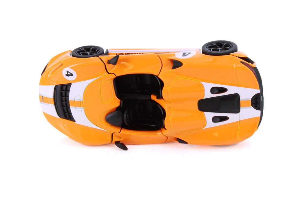 McLaren Elva Convertible Livery Edition, Orange - Kinsmart 5462DF - 1/36 Scale Diecast Model Toy Car