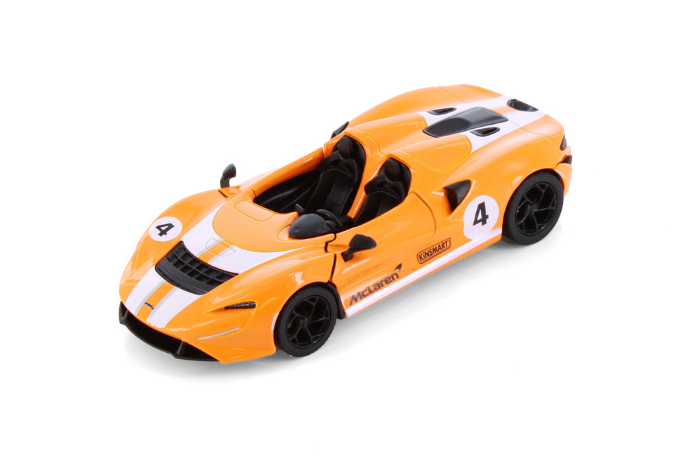 McLaren Elva Convertible Livery Edition, Orange - Kinsmart 5462DF - 1/36 Scale Diecast Model Toy Car
