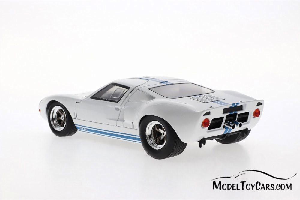 1968 Ford GT40 Widebody T-Top, White with Blue - Solido S1803002