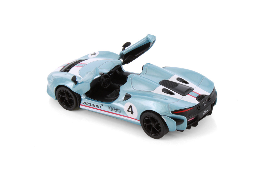 McLaren Elva Convertible Livery Edition, Blue - Kinsmart 5462DF - 1/36 Scale Diecast Model Toy Car