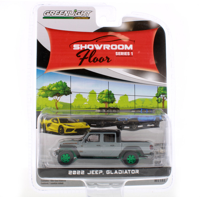 GREEN MACHINE 2022 Jeep Gladiator Mojave, Gray - Greenlight 68010E