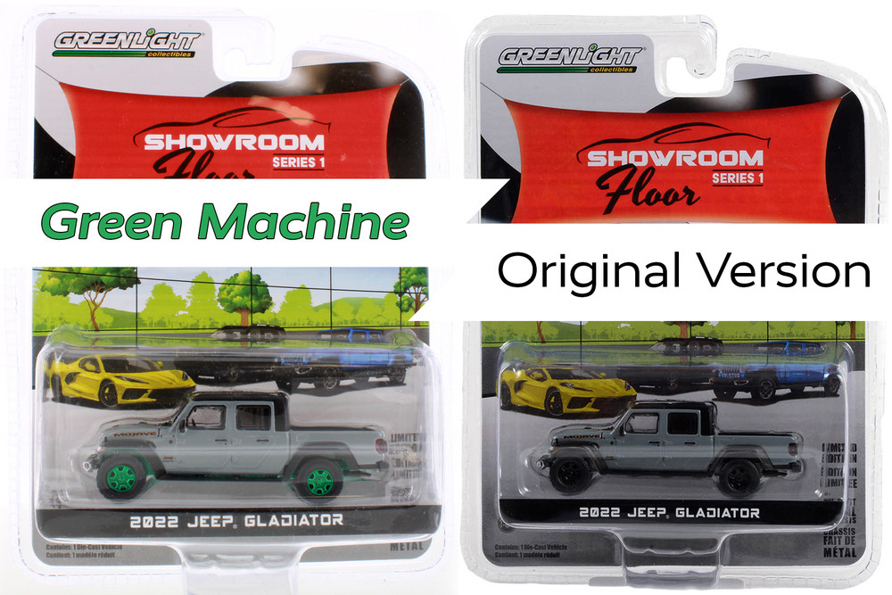 GREEN MACHINE 2022 Jeep Gladiator Mojave, Gray - Greenlight 68010E
