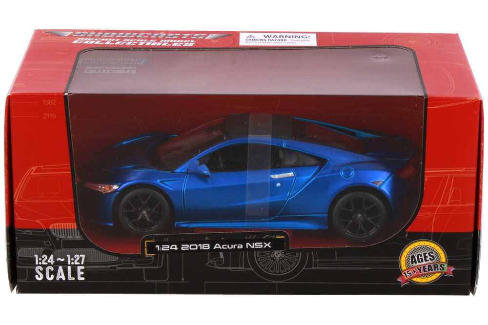 2018 Acura NSX Hardtop, Blue - Showcasts 38234BU - 1/24 Scale