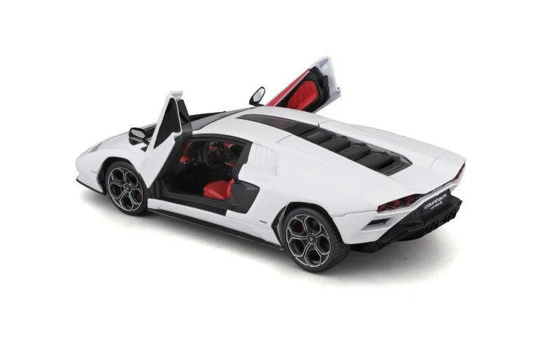 Lamborghini Countach LPI 800-4, White - Bburago 21102WT - 1/24 Scale Diecast Model Toy Car