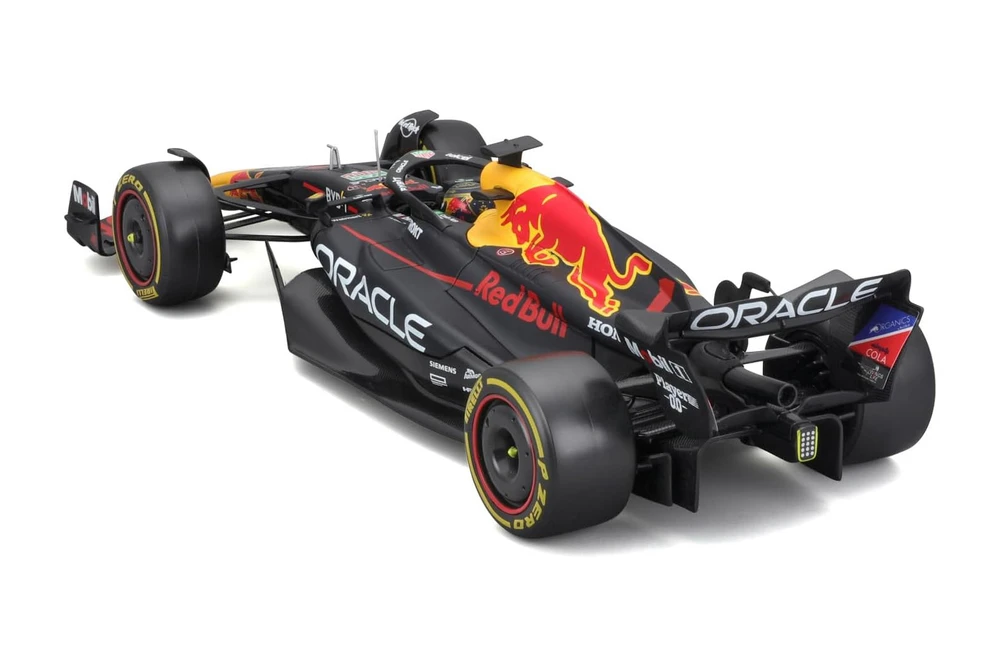 2023 Oracle Red Bull Racing RB19 w/Driver, #1 Max Verstappen - Bburago 18-28030/1 - 1/24 Scale Diecast Model Toy Car