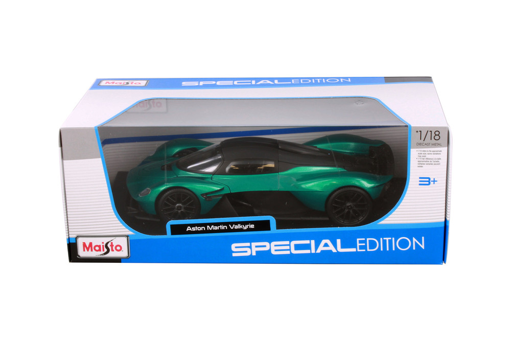 2022 Aston Martin Valkyrie, Green - Maisto 31465GN - 1/18 Scale