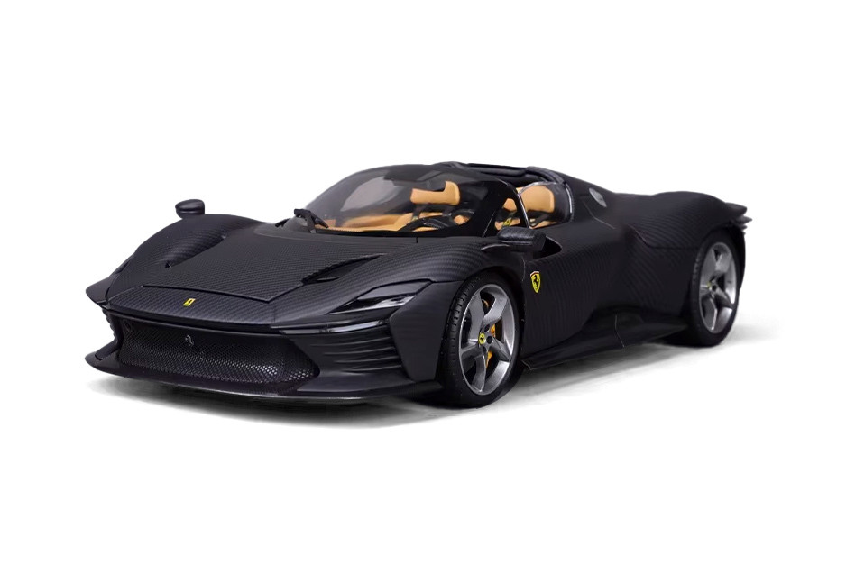 Ferrari Daytona SP3, Carbon Fiber Black - Bburago 18-16921 - 1/18