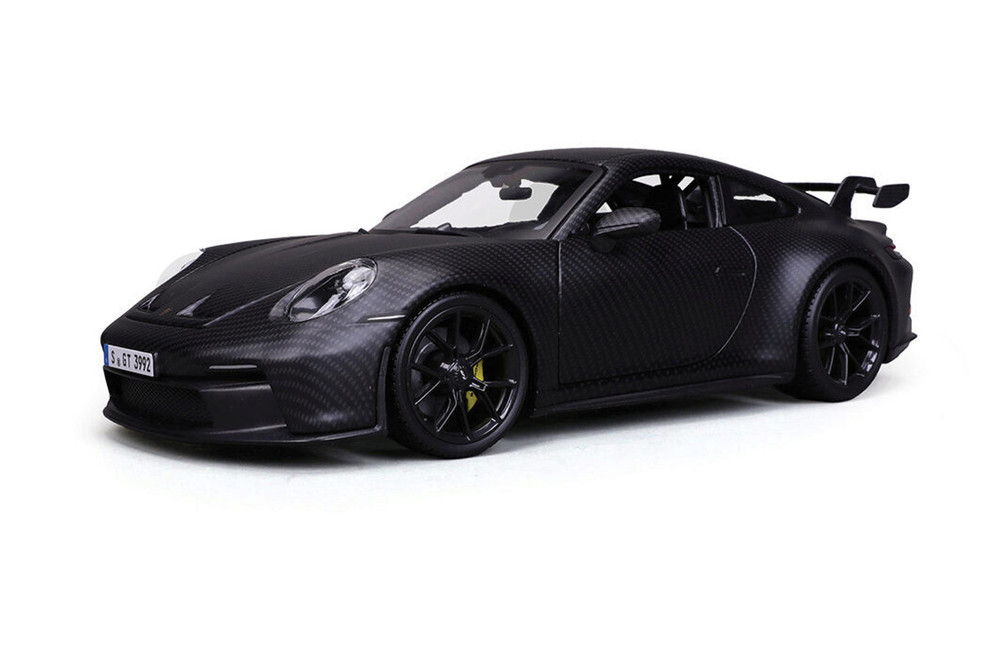Porsche 911 GT3, Carbon Fiber Black - Bburago 18-11103 - 1/18