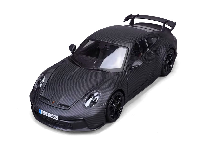Porsche 911 GT3, Carbon Fiber Black - Bburago 18-11103 - 1/18