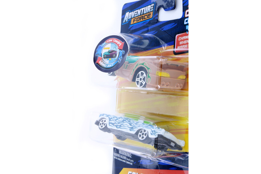 Adventure Force 2-Pack Color Changing Assortment - Adventure Force 15479 - 1/64 Scale Diecast Model Toy Car
