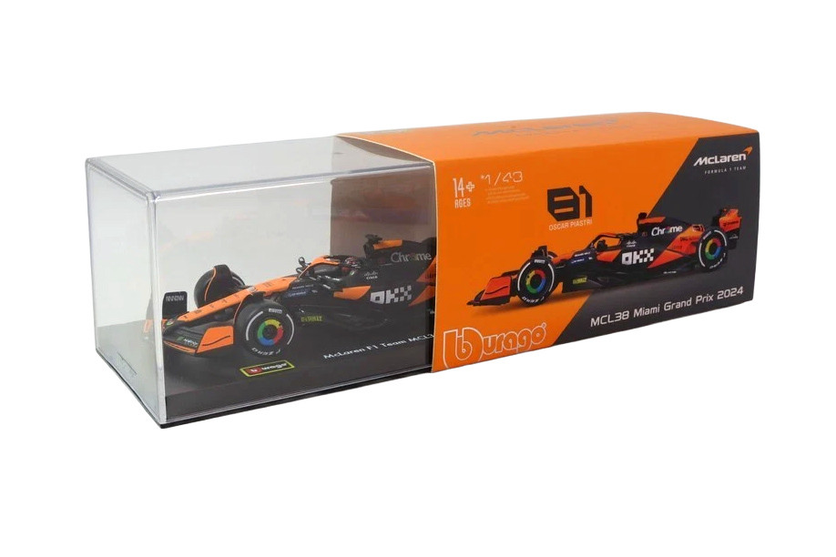 McLaren MCL38 Miami Grand Prix Race Car, #81 Oscar Piastri