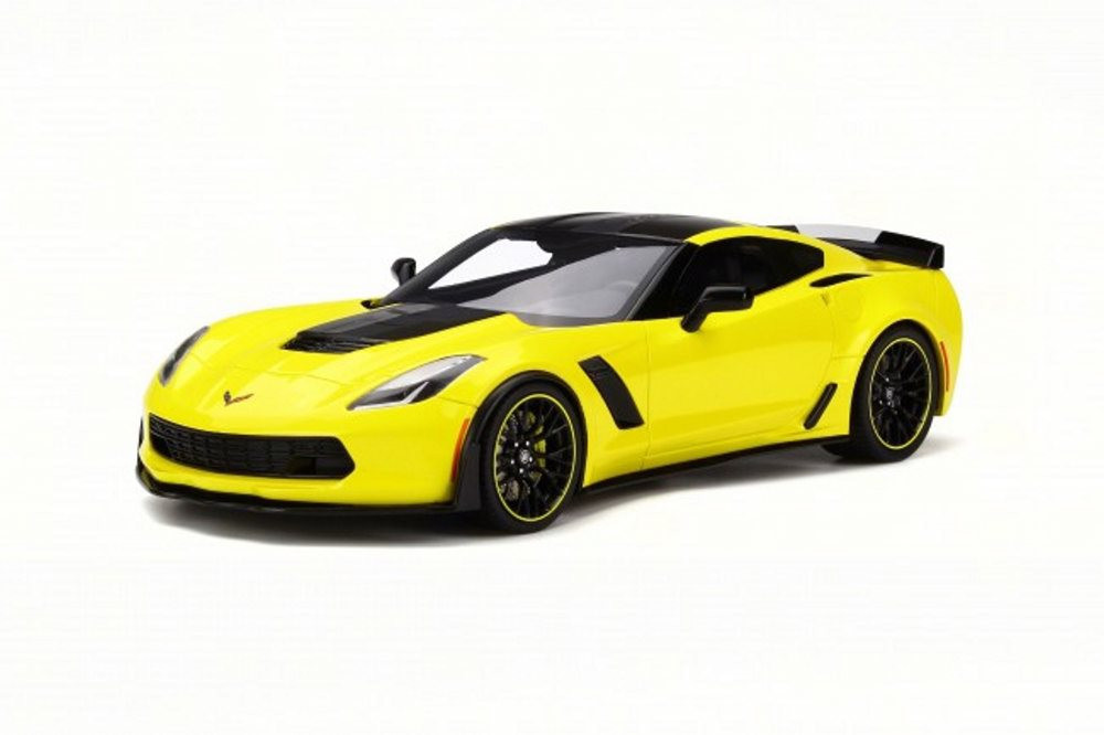 2016 Chevy Corvette Z06 CR-7 Hard Top, Yellow - GT Spirit GT171