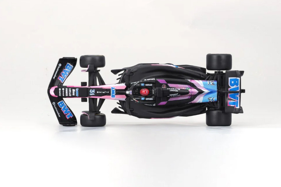 BWT Alpine A524 Race Car, #31 Esteban Ocon - Bburago 18-38220 - 1/43 Scale Diecast Model Toy Car
