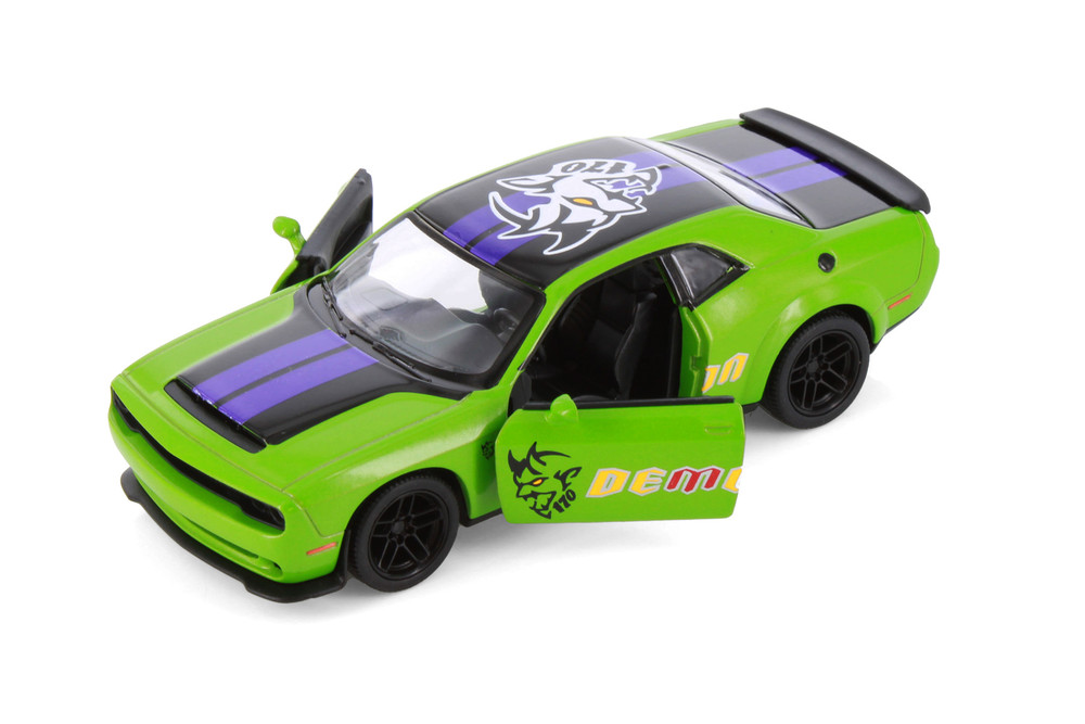 2023 Dodge Challenger SRT Demon 170 2-Pack, Green - Kinsmart - 1